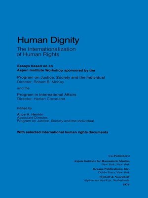 cover image of Human Dignity